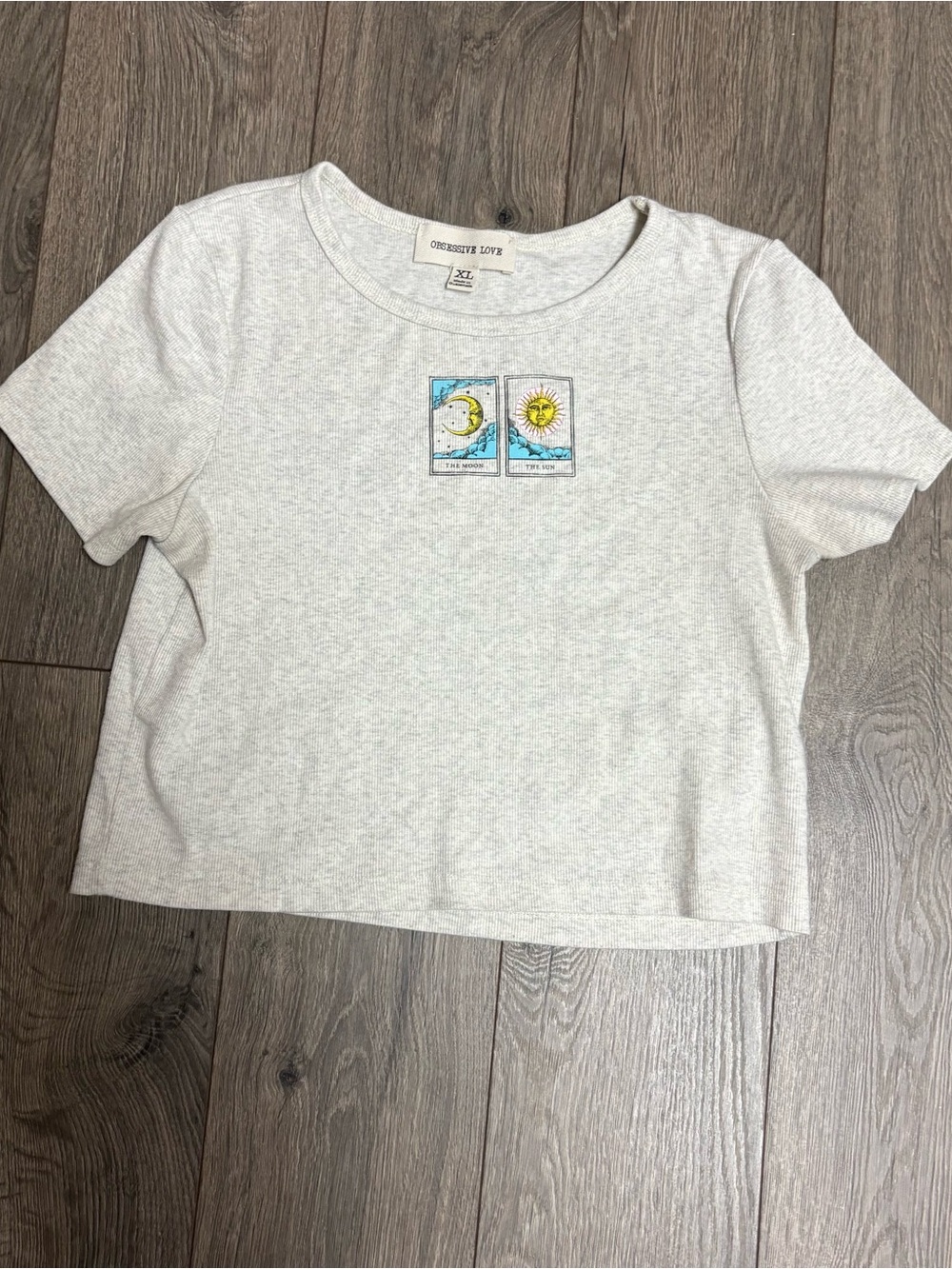 Tarot card crop top